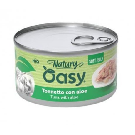 Oasy Natury Cat Adult Tuńczyk z aloesem 50% naturalnego mięsa w galaretce 150g