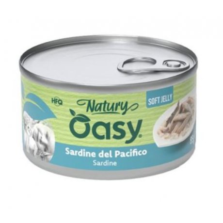 Oasy Natury Cat Adult Sardynki 50% naturalnego mięsa w galaretce 150g