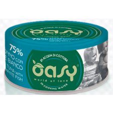 Oasy More Love Cat Adult 75% tuńczyka i białej ryby puszka w bulionie 70g