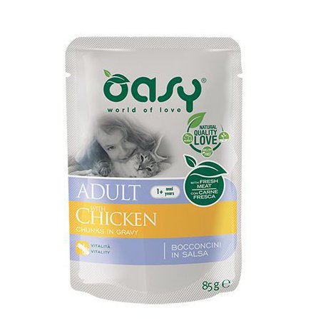 Oasy Lifestage Adult Kawałki w sosie saszetka 85g