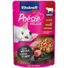 VITAKRAFT Poesie Delice Sause wołowina w sosie