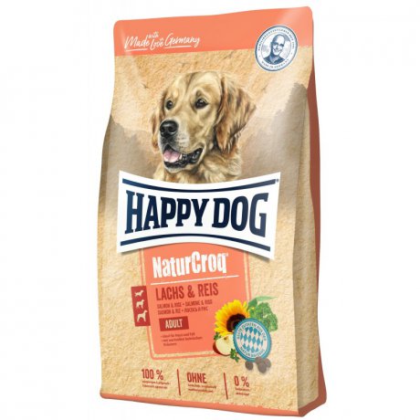 Happy Dog NaturCroq Łosoś & ryż