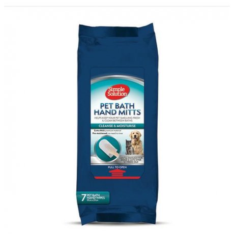 Simple Pet Bath Hand Mitts Rękawice do pielęgnacji zwierząt