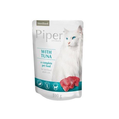 Piper Sterilised Tuńczyk Karma mokra dla kotów po sterylizacji