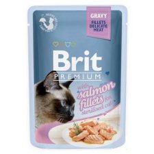 Brit Premium Sterilised Cat Fillets with Salmon Mokra karma dla kotów po sterylizacji