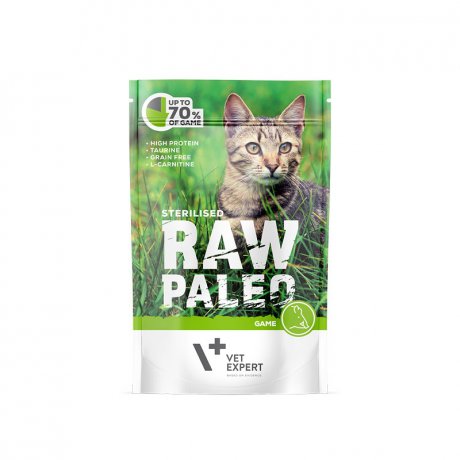 Vet Expert Raw Paleo Sterilised Game