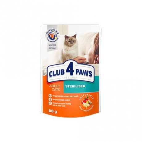 Club 4 Paws Sterilised wołowina
