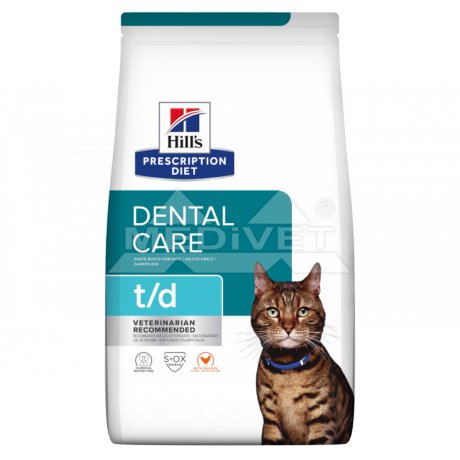 Hills Prescription Diet Feline t/d - Ochrona Zębów Twojego Kota
