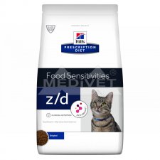 Hill's Prescription Diet Feline z / d ActivBiome +  karma na alergie pokarmową u kota