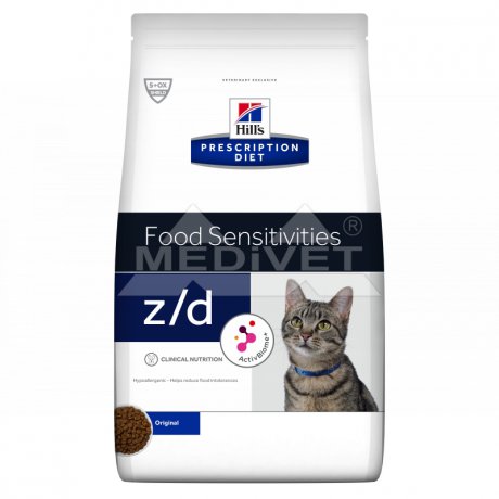 Hill's Prescription Diet Feline z/d ActivBiome+ karma na alergie pokarmową u kota