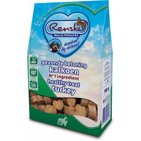 Renske HealthyTreat Turkey ciasteczka z indyka dla psów 150g