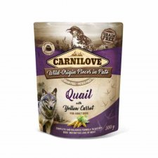 Carnilove Dog Quail & Yellow Carrot - przepiórka i żółta marchew 