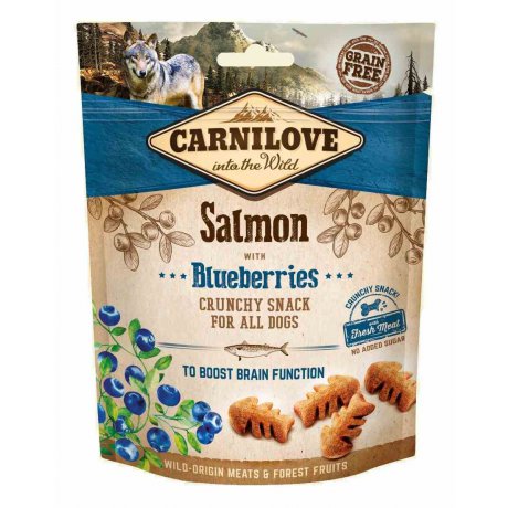 CARNILOVE Dog Crunchy Snack Salmon Blueberries 