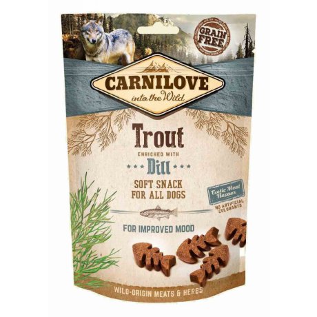 CARNILOVE Dog Semi Moist Snack Trout with Dill