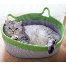 Oval Cat Bed legowisko owalne dla kota