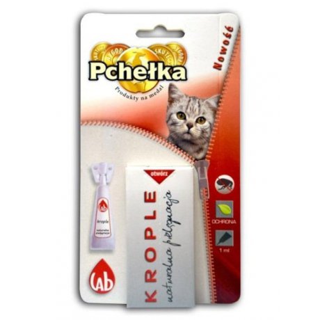 Lab Pchełka Krople Pielęgnacyjne i odstraszające pchły dla kota