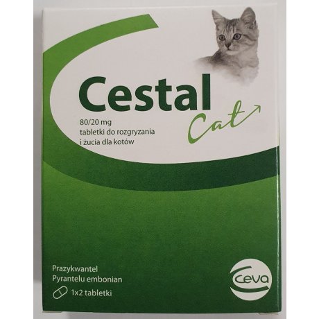 CEVA CESTAL Cat Flavour tabletki na odrobaczanie dla kotów