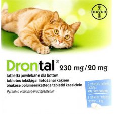 Bayer Drontal środek przeciwpasożytniczy dla kotów
