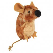 Trixie Mysz stojąca z kocimiętką i dźwiękiem - zabawka dla kota