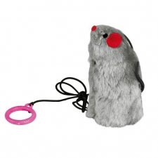 Trixie Mysz na gumce z dźwiękiem - zabawka dla kota