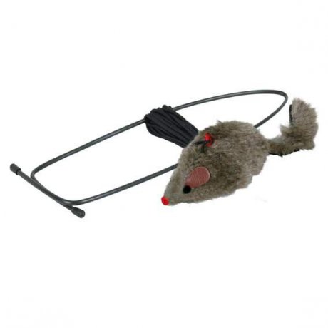 Trixie Mysz na gumce z uchwytem do framugi - zabawka dla kota