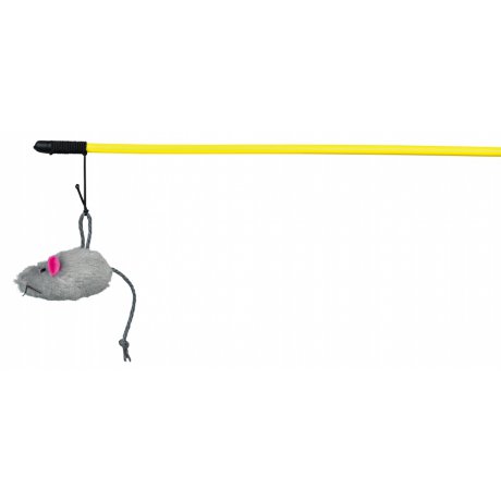 Trixie Mysz futrzana na patyku - wędka, zabawka dla kota