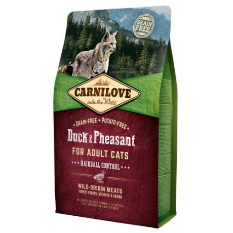Carnilove Cat Duck & Pheasant Hairball Control - kaczka i bażant