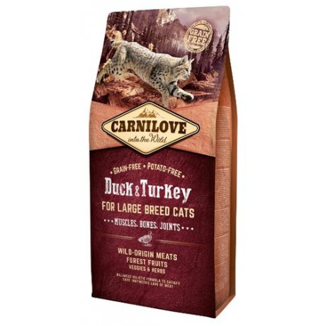 Carnilove Cat Duck & Turkey for Large Breed - kaczka i indyk