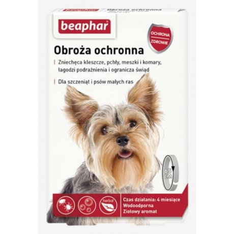 Beaphar Obroża Ochronna na pchły i kleszcze dla psów
