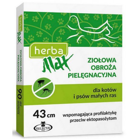 Selecta HTC Herba Max Obroża pielęgnacyjna ziołowa