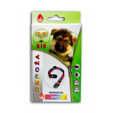 Lab Pchełka Bio Obroża Junior Owadobójcza dla szczeniąt