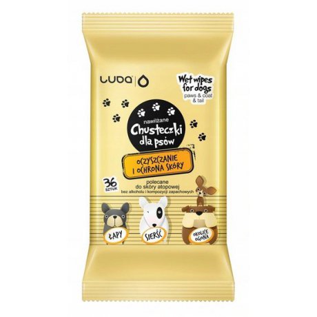 Luba Chusteczki dla psa oczyszczanie i ochrona skóry 