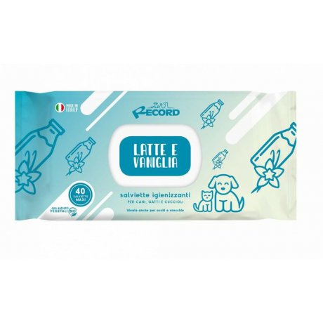 Record Chusteczki antybateryjne mleko waniliowe