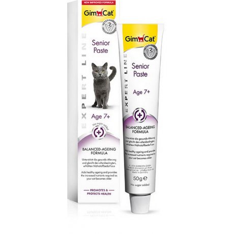 GimCat Senior Pasta - Witaminowy boost dla starszych kotów