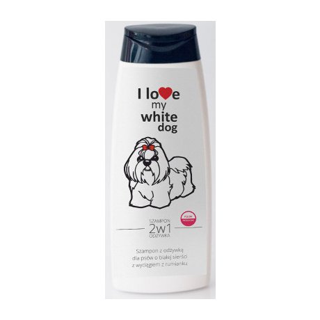 Beleko I Love my White Dog Szampon dla psów o białej i jasnej sierści