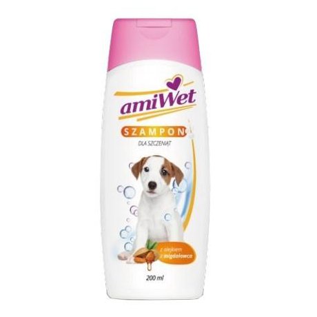 Amiwet Szampon dla szczeniąt z olejkiem migdałowca 