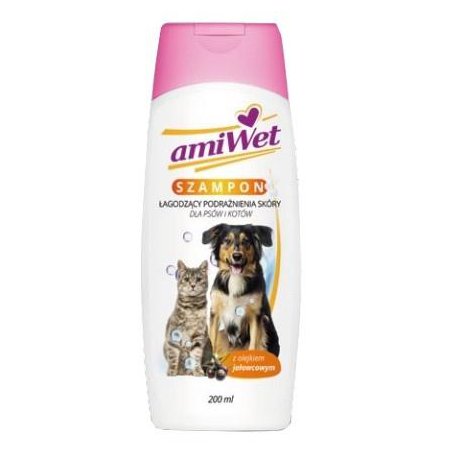 Amiwet Szampon łagodzący podrażnienia dla psa i kota 
