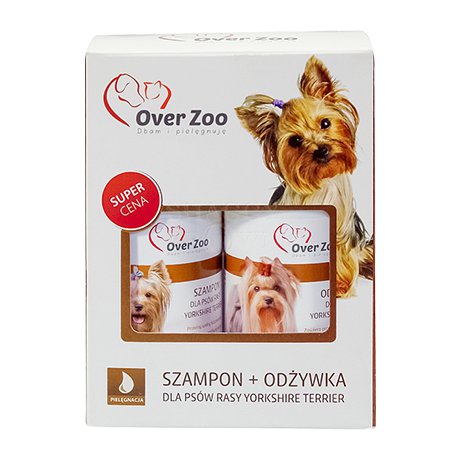 OVER ZOO szampon i odżywka dla psów rasy Yorkshire Terrier