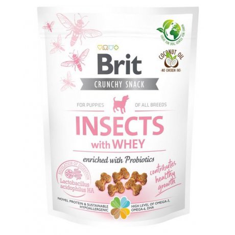 Brit Care Dog Crunchy Cracker Puppy Insect & Whey
