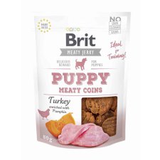 Brit JERKY Puppy Turkey Meaty Coins