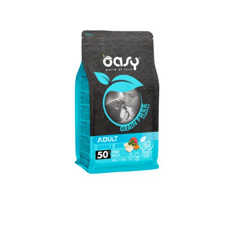 Oasy Grain Free Adult Small Mini z rybą