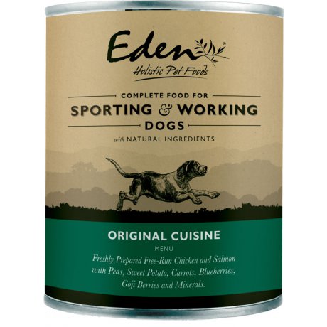 Eden Original Cuisine mokra karma dla psa z kurczakiem i łososiem