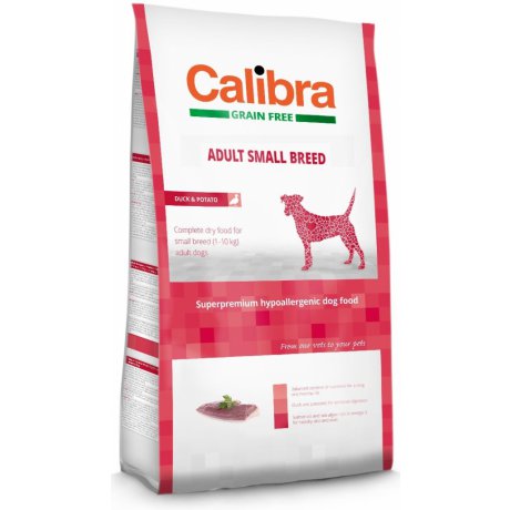 Calibra Dog Verve Grain Free Small Brred Duck karma dla małych psów z kaczką
