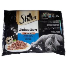 Sheba Selection Smaki rybne sos saszetki 4x85g