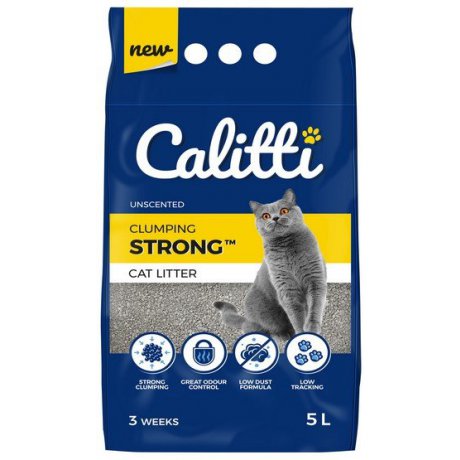Calitti Strong Unscented bezzapachowy żwirek zbrylający