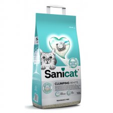 Sanicat Clumping White - Bezzapachowy Żwirek z Bentonitem