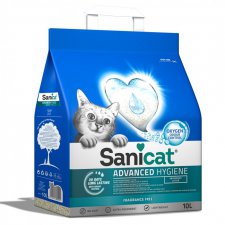 Sanicat Advanced Hygiene - Bezzapachowy Żwirek dla Kota o Zaawansowanej Formule
