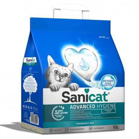 Sanicat Advanced Hygiene bezzapachowy żwirek dla kota