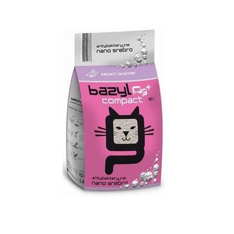 Bazyl Ag+ Compact Lavender drobny żwirek antybakteryjny o zapachu lawendy