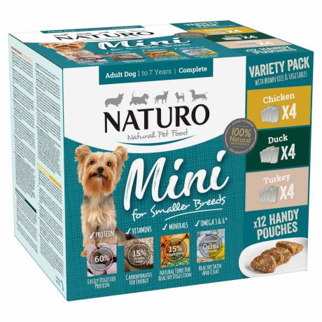 Naturo Adul Mini Variety Pack 12 x 150g